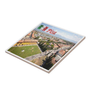 Azulejo TSC097 PISA, Panorama, Toscana,