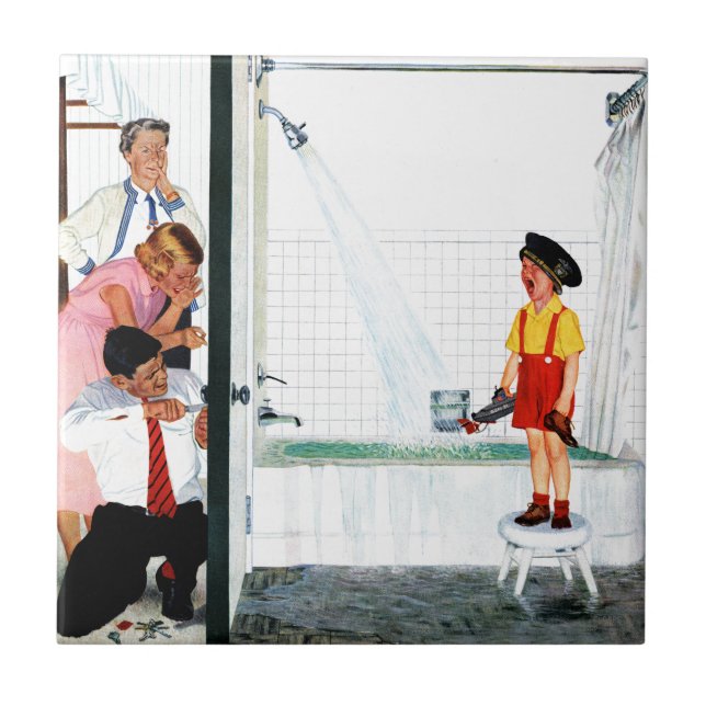 Azulejo Tub desbordante (Frente)