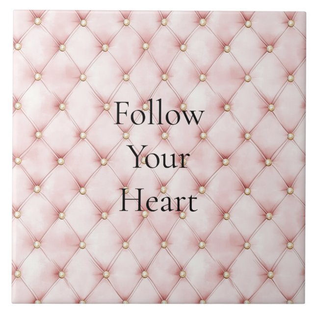 Azulejo Tuberías de oro rosadas de Rubor (Frente)