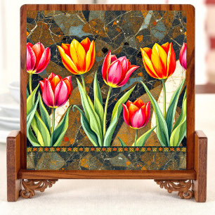 Azulejo Tulip Mosaic Charm Cerámica Tile
