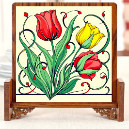 Azulejo Tulip Radiance Ceramic Tile