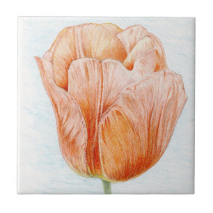 Azulejo Tulipán color rosa