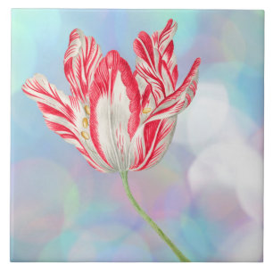 Azulejo Tulipán Vintage Cerámica Tile