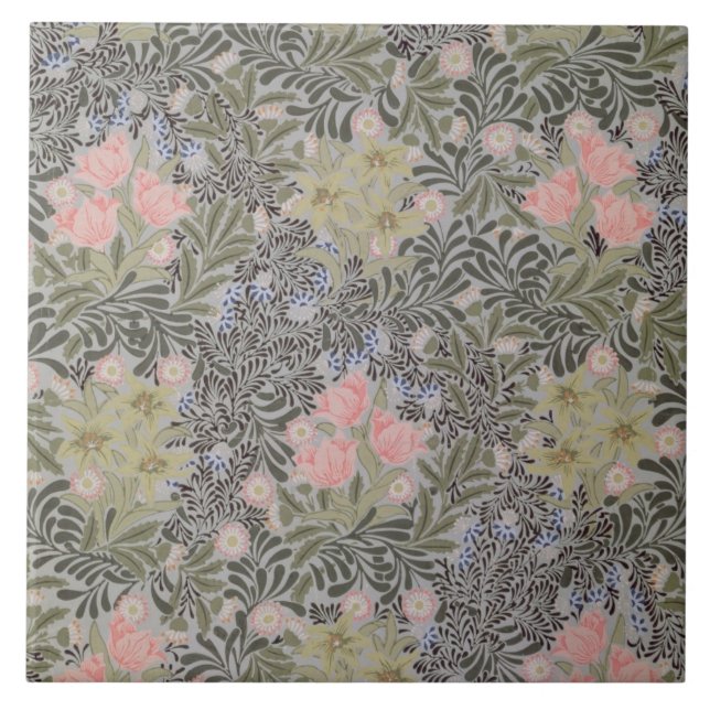Azulejo Tulipanes, margaritas y madreselva (Frente)
