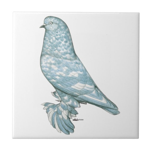 Azulejo Tumbler del Oeste de Inglaterra: Lavender Mottle (Frente)