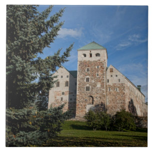 Azulejo Turku, Finlandia, antiguo castillo de Turun Linna,