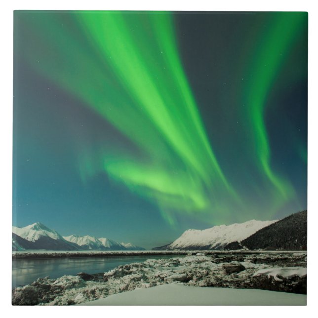 Azulejo Turnagain Arm Aurora (Frente)