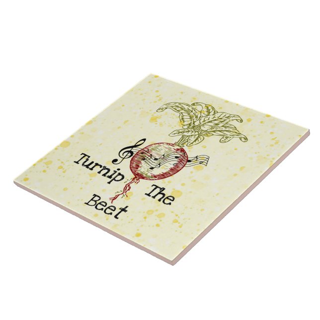 Azulejo Turnip La Mosaica De Cerámica De La Abeja (Lado)