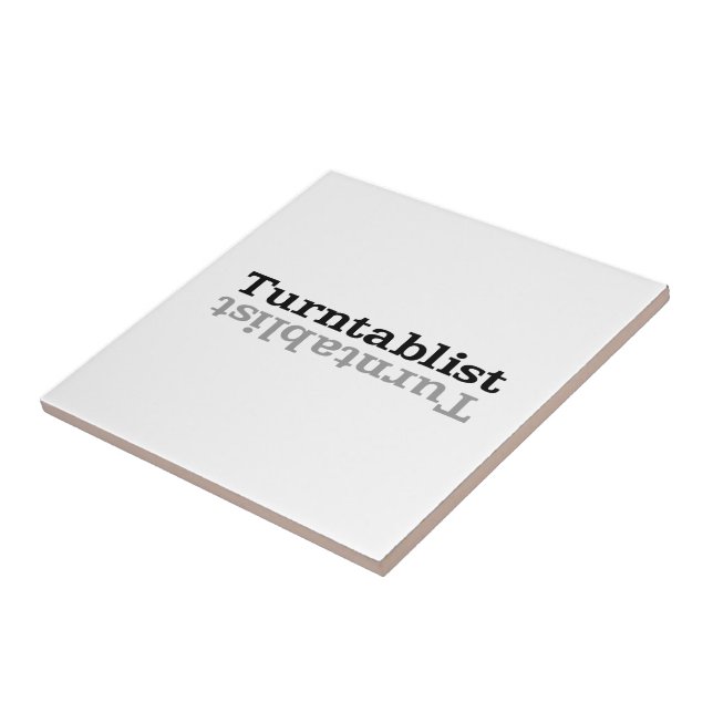 Azulejo Turntablist ʇ sılqɐ ʇ uɹ n・ (Lado)