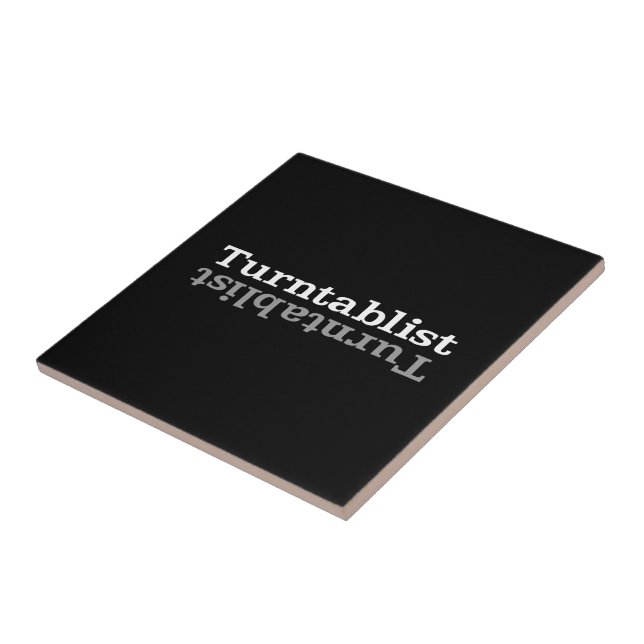 Azulejo Turntablist ʇ sılqɐ ʇ uɹ n・ (Lado)