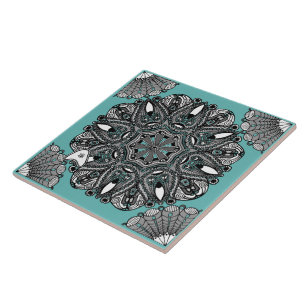Azulejo Turquesa B "El Toque de la Infinidad"