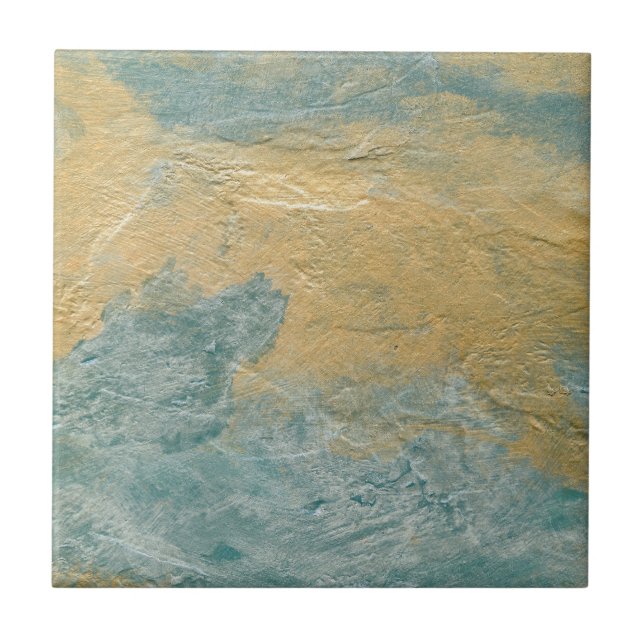 Azulejo Turquesa de Cobre Acabado Falso (Frente)