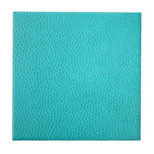 Azulejo Turquoise Faux Leather