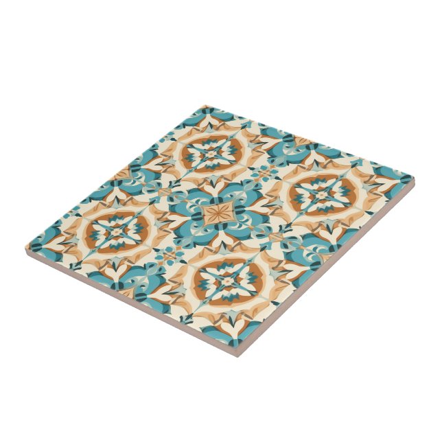 Azulejo Turquoise Mocha Delight (Lado)