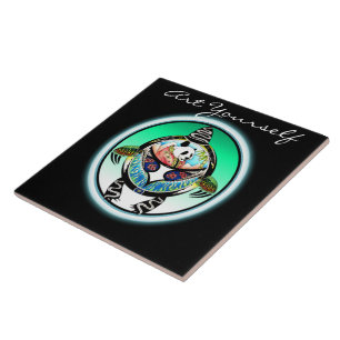 Azulejo Turtle Panda