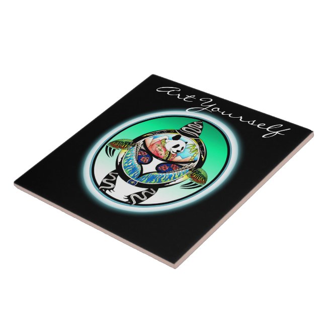 Azulejo Turtle Panda (Lado)