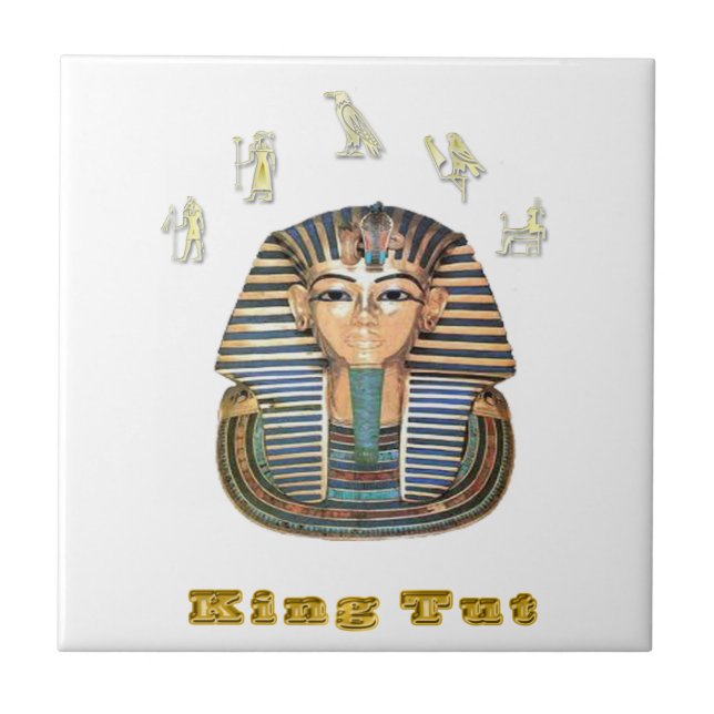 Azulejo Tutankamón y Egipto (Frente)