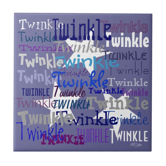 Azulejo Twinkle Twinkle (Frente)