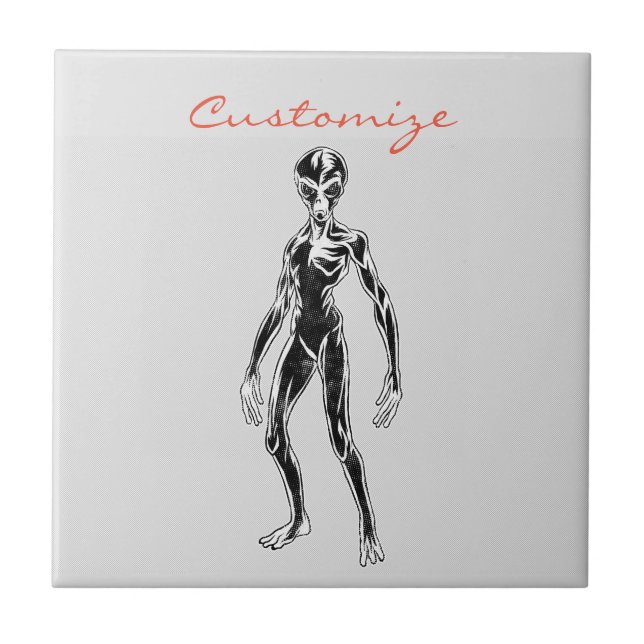 Azulejo UFO Alien Thunder_Cove (Frente)