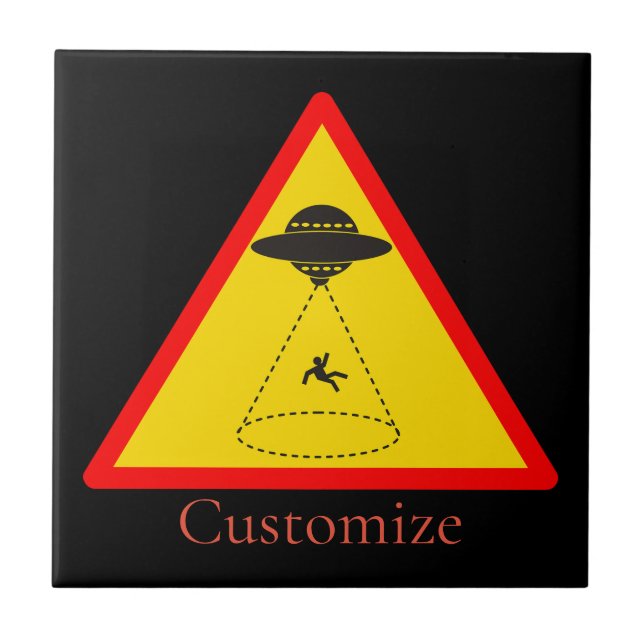 Azulejo UFO Thunder_Cove de secuestro de Alien (Frente)
