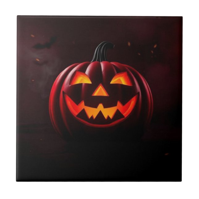 Azulejo Ultra-Premium Halloween Horror Ceramic Tile (Frente)