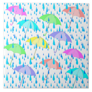 Azulejo Umbrellas