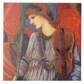 Azulejo Un ángel musical