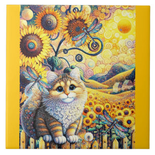 Azulejo Un brillante día soleado