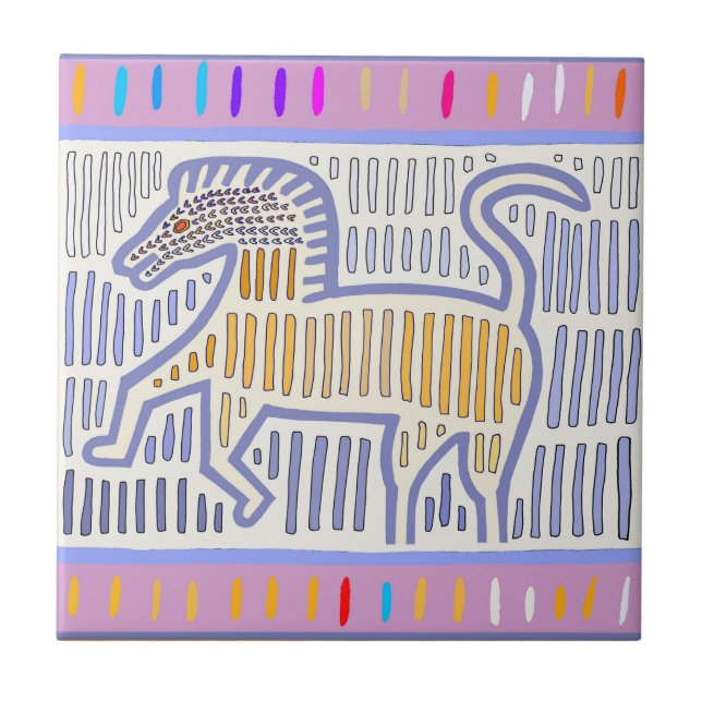 Azulejo Un caballo sin nombre (Frente)