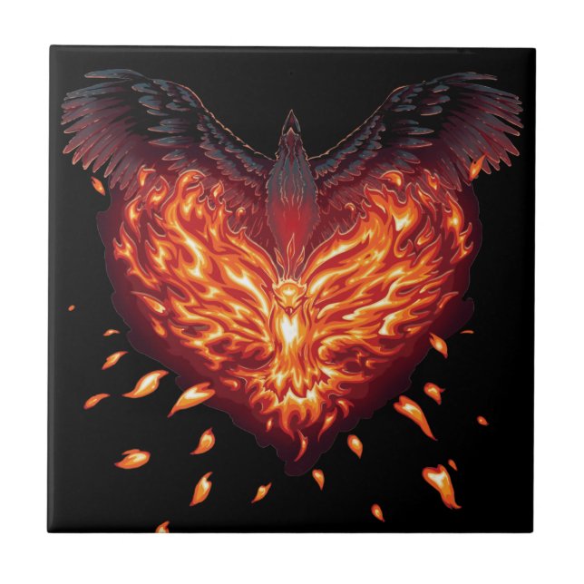 Azulejo Un corazón renacido (Frente)
