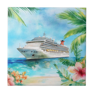 Azulejo Un crucero de verano