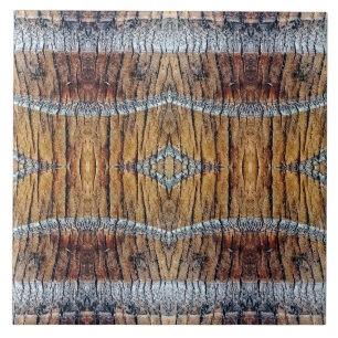 Azulejo Un diseño clásico de textura de madera vibrante