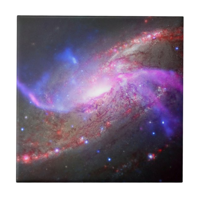 Azulejo Un Espectáculo De Luz Galáctica En La Galaxia Espi (Frente)