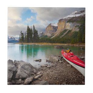 Azulejo Un kayak de mar en la isla Spirit