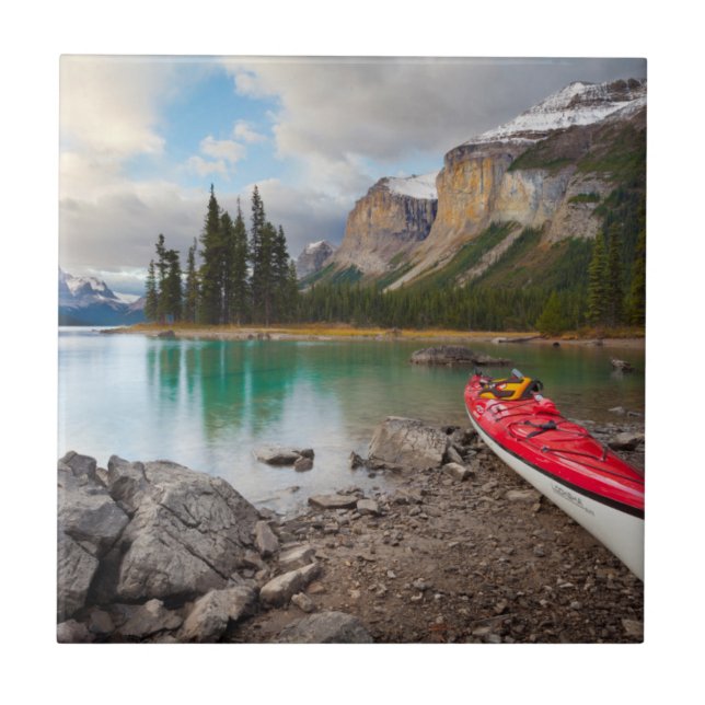 Azulejo Un kayak de mar en la isla Spirit (Frente)