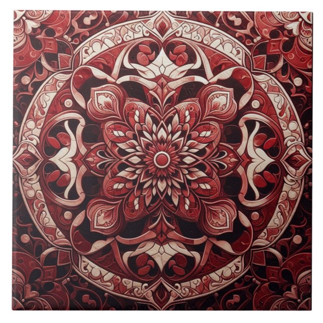 Azulejo Un mosaico eterno de pasión y opulencia (Frente)