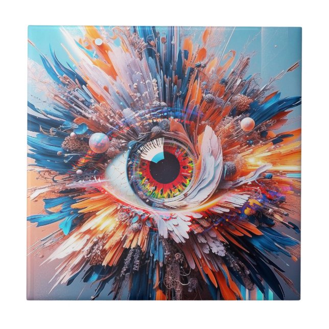 Azulejo Un Mundo De Maravillas Comienza Con La Visión (Frente)