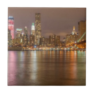 Azulejo Un panorama del horizonte de New York City