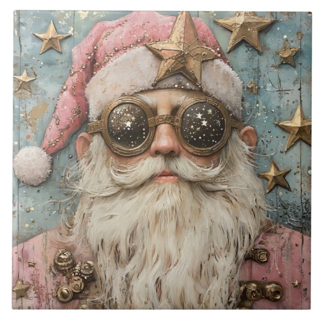 Azulejo Un Papá Noel Steampunk (Frente)