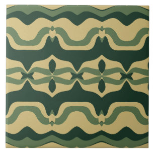 Azulejo Un patrón horizontal clásico multicolor vintage