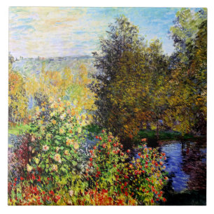 Azulejo Un rincón del jardín en Montgeron