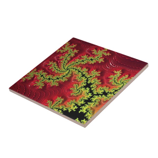 Azulejo Un río corre a través de ella mosaico de cerámica (Lado)