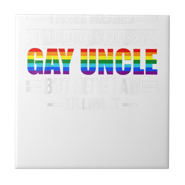 Azulejo Un tío gay súper sexy tío Gtío (Frente)