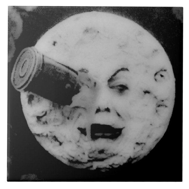 Azulejo Un viaje a la luna (Frente)