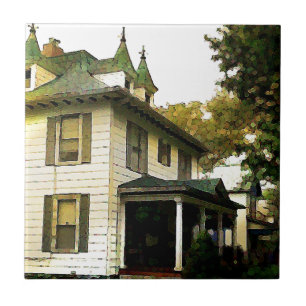 Azulejo Una bonita casa