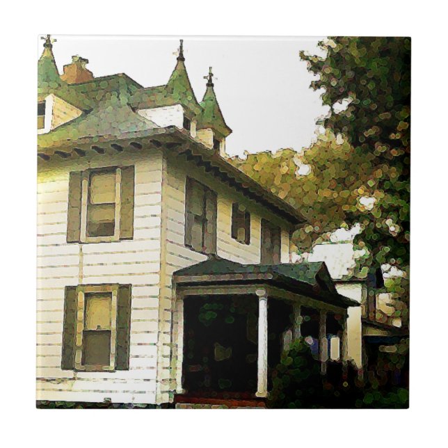 Azulejo Una bonita casa (Frente)