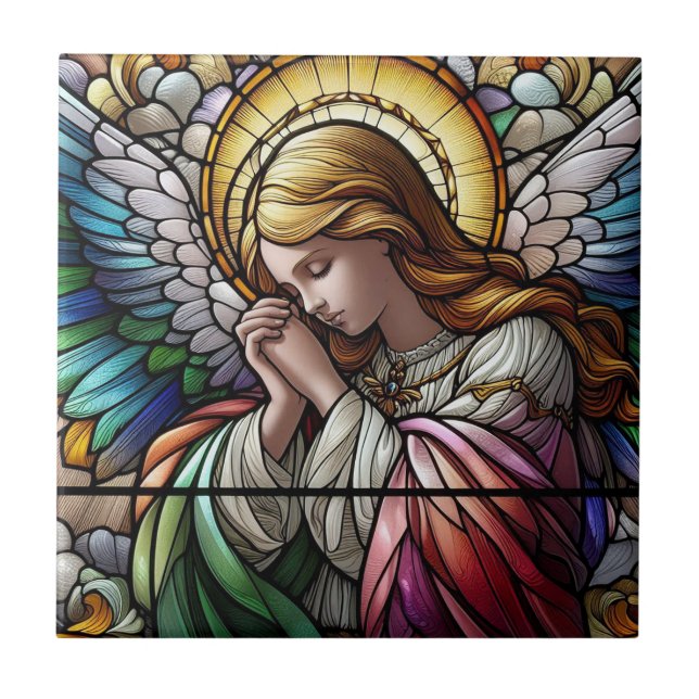 Azulejo Una oración celestial (Frente)