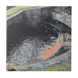 Azulejo Una piscina Naranja en Welshpool
