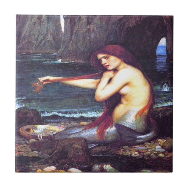 Azulejo Una sirena John William Waterhouse (Frente)