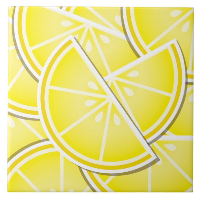 Azulejo ¡Unas cuñas de limón! (Frente)